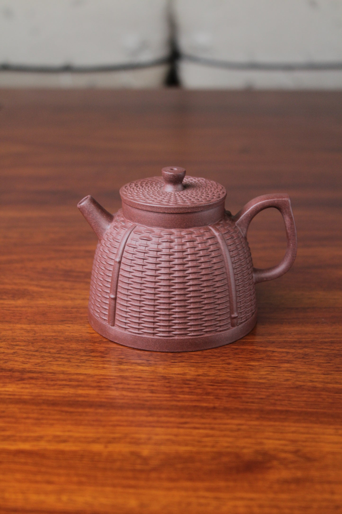yixing teapot zhu bian half handmade 170ml