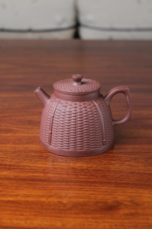 yixing teapot zhu bian half handmade 170ml Lai Xiaohong