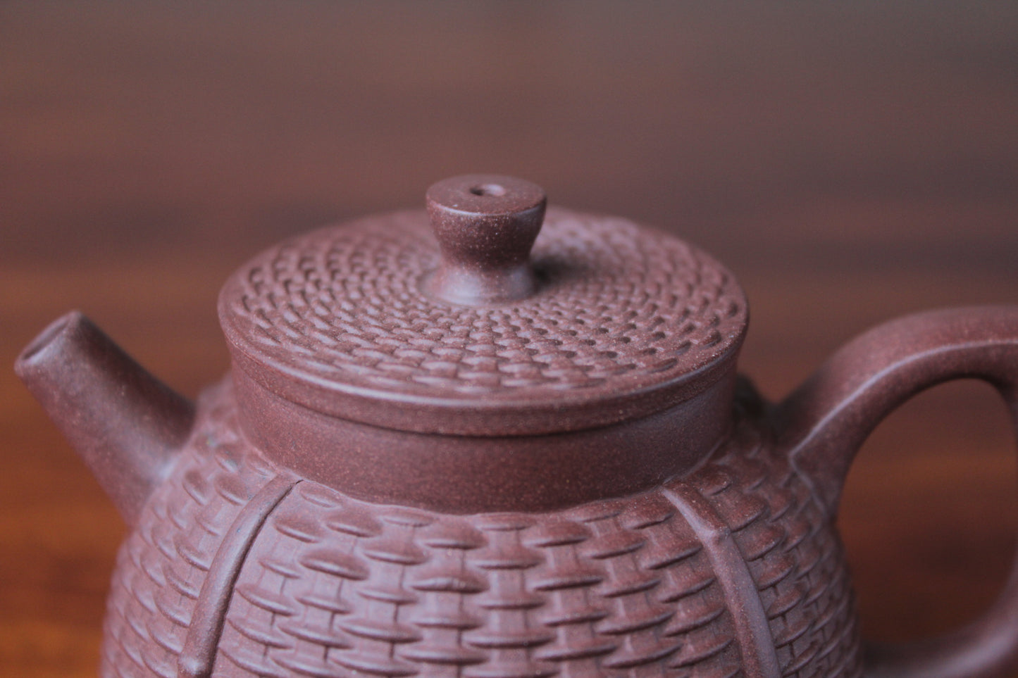 yixing teapot zhu bian half handmade 170ml