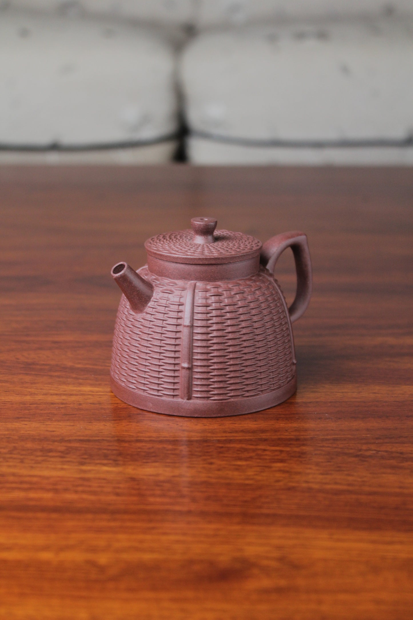 yixing teapot zhu bian half handmade 170ml