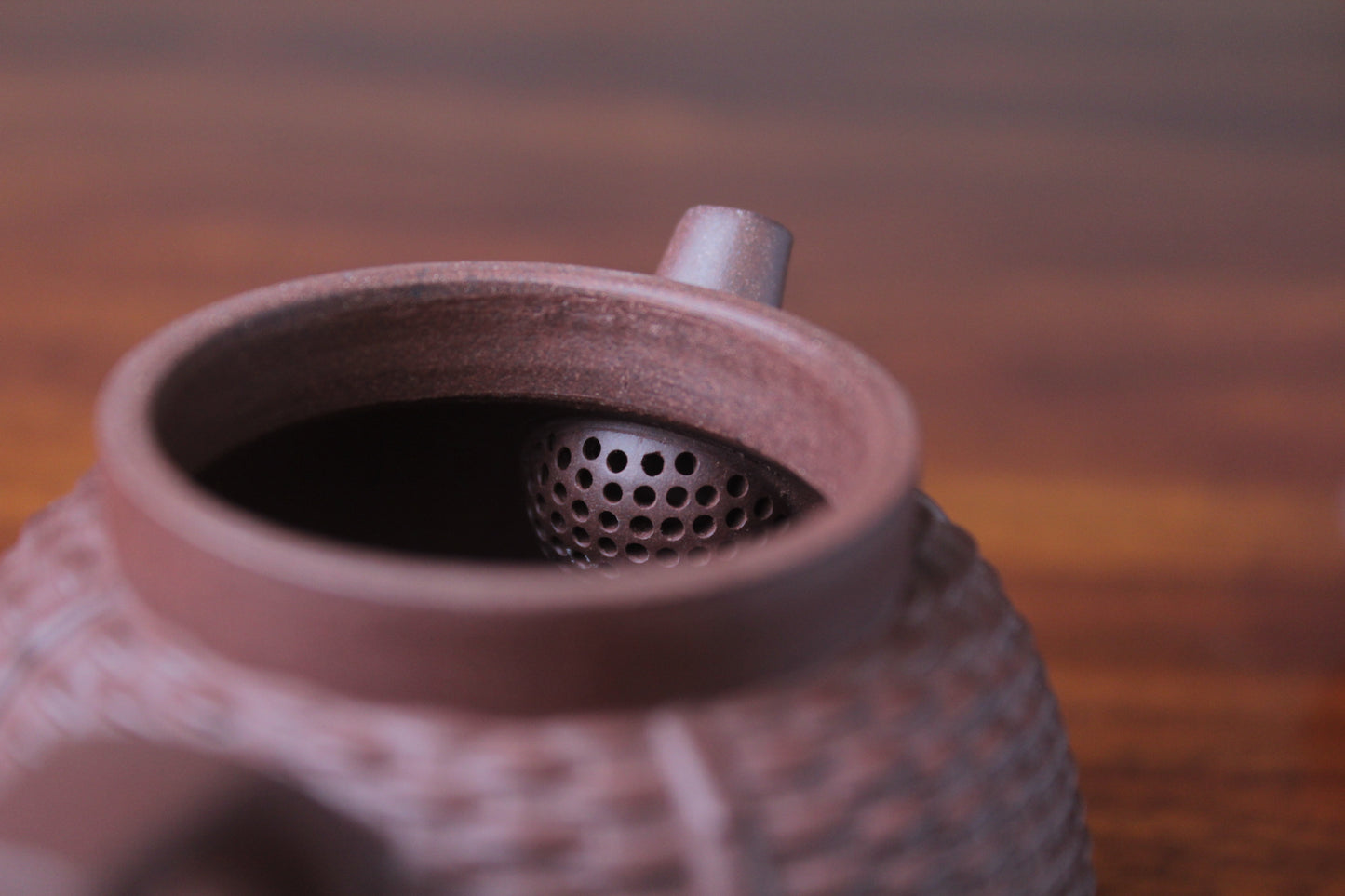 yixing teapot zhu bian half handmade 170ml
