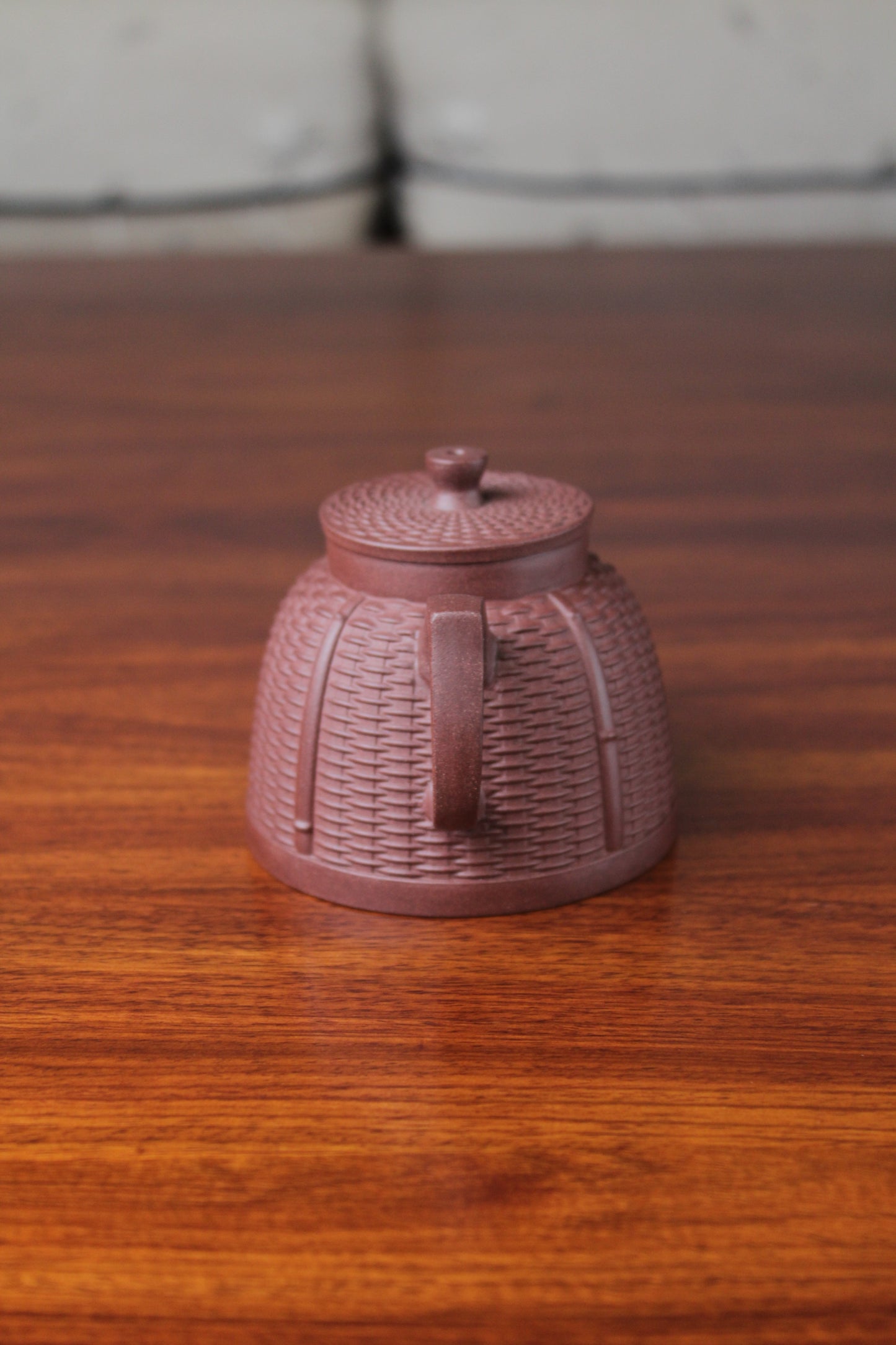 yixing teapot zhu bian half handmade 170ml