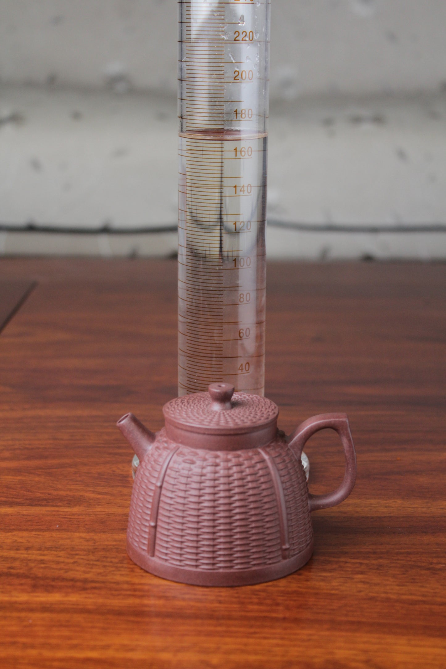 yixing teapot zhu bian half handmade 170ml