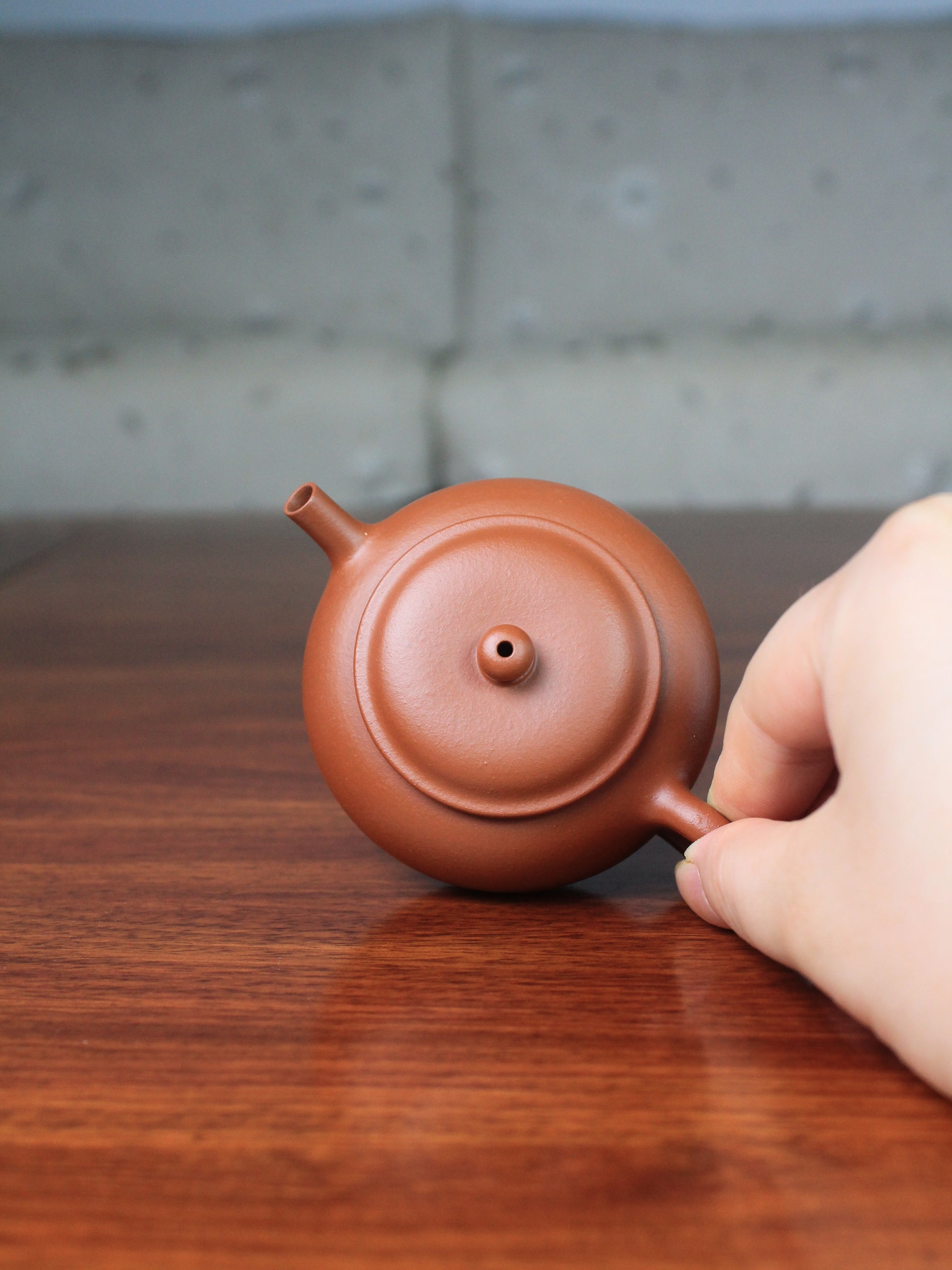 top view of the zhuni teapot