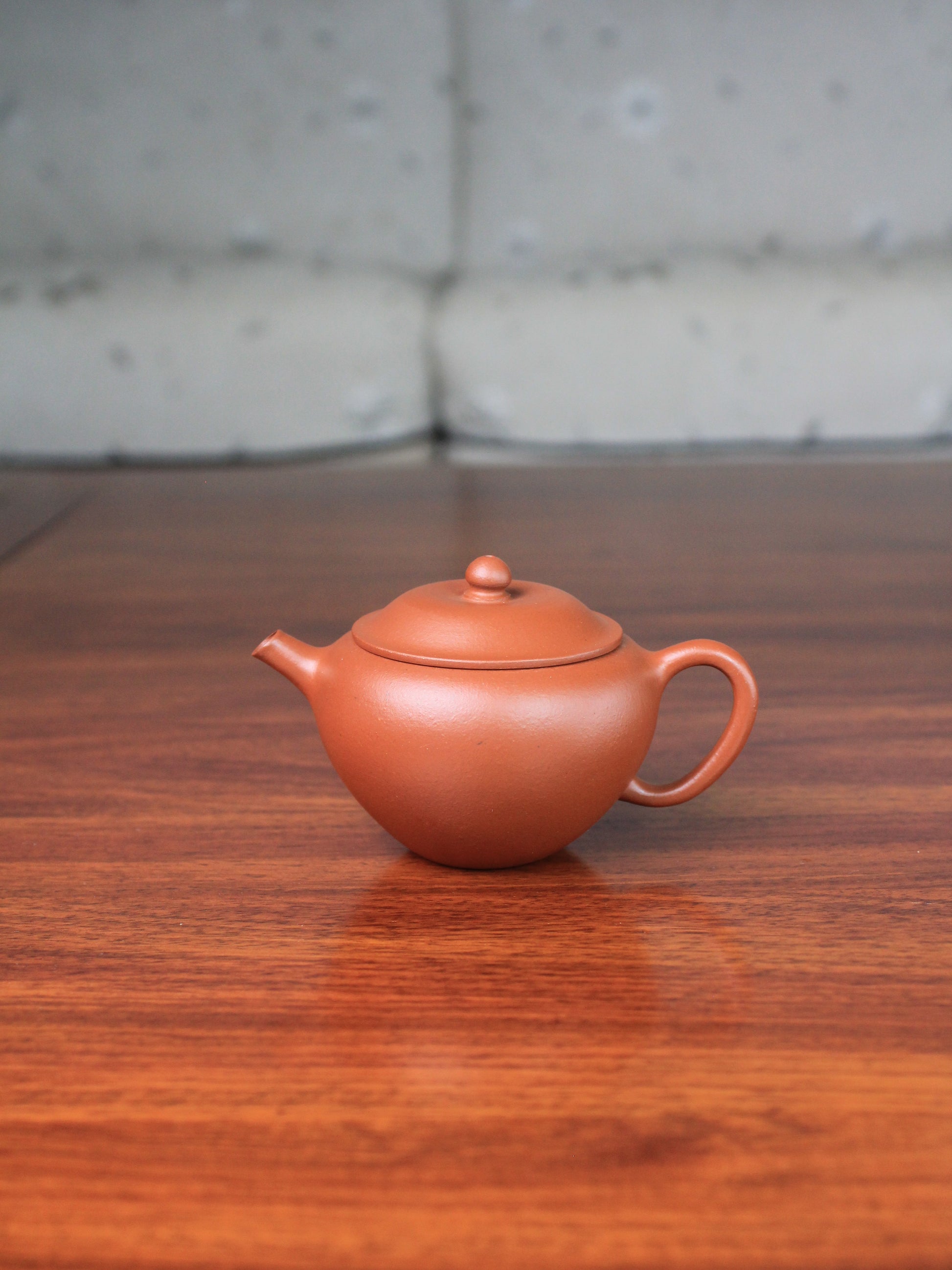 Small zhuni teapot on the table