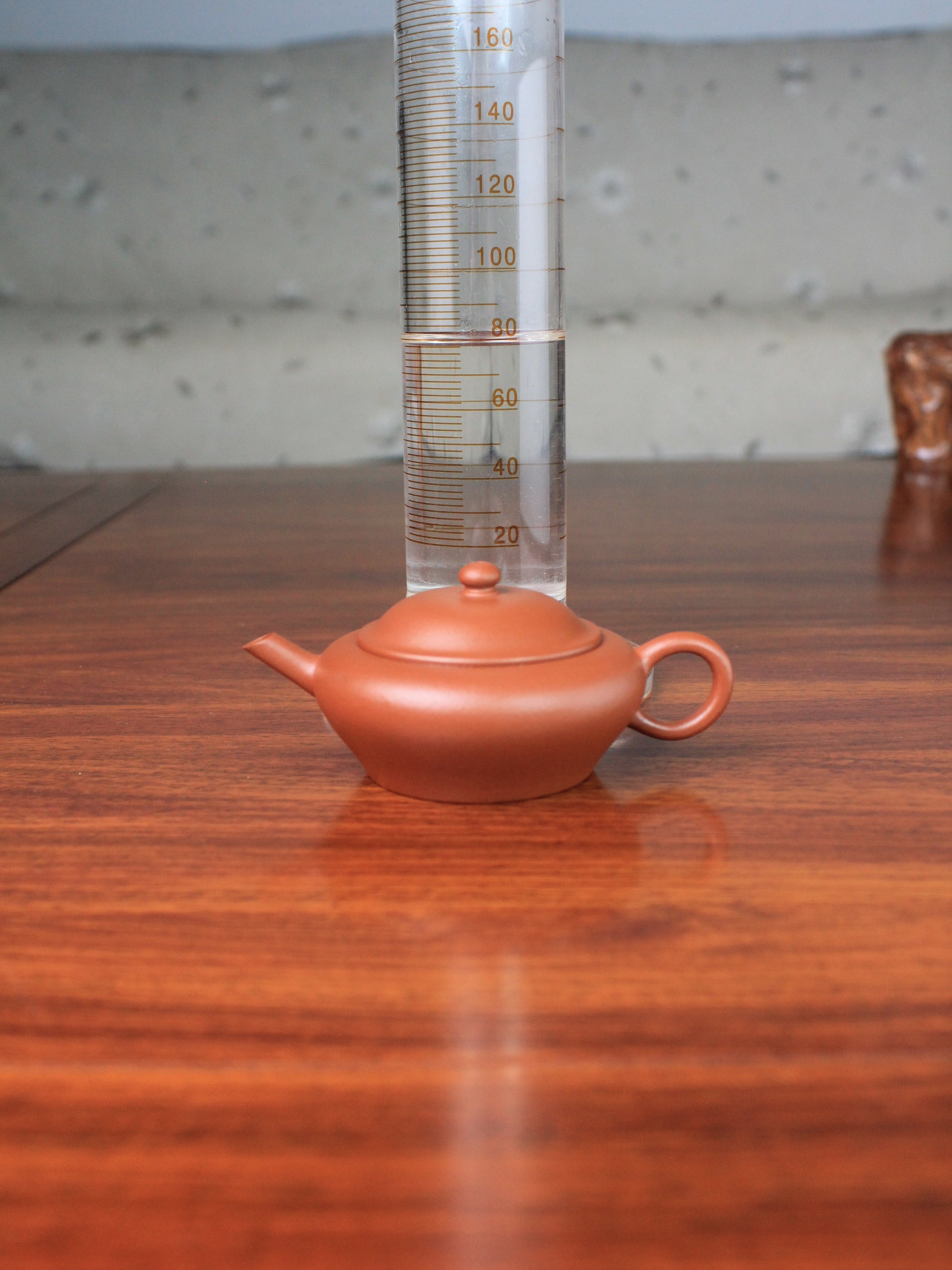 Cute and small zhu ni teapot on the table