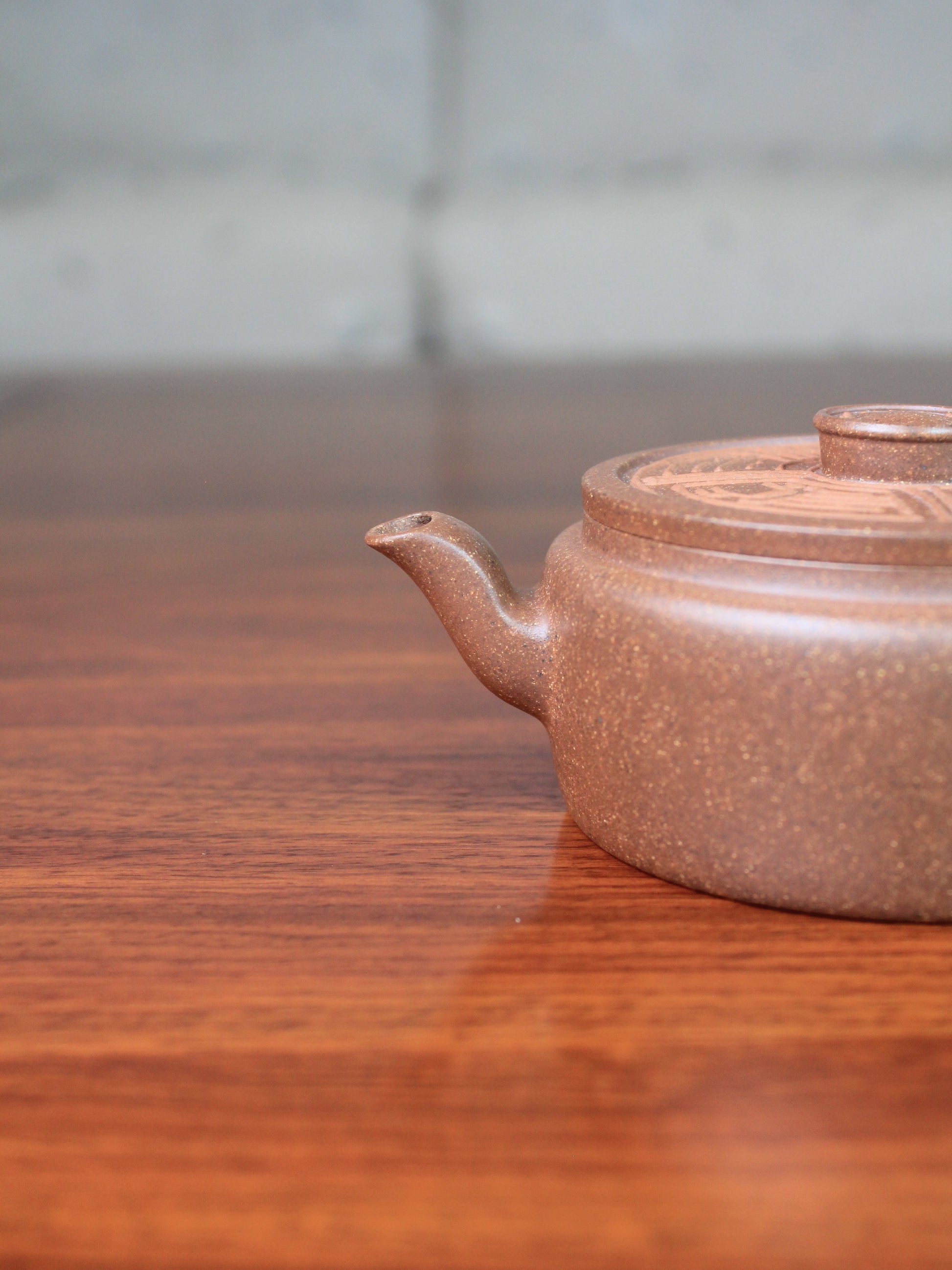 Spout of the zisha teapot