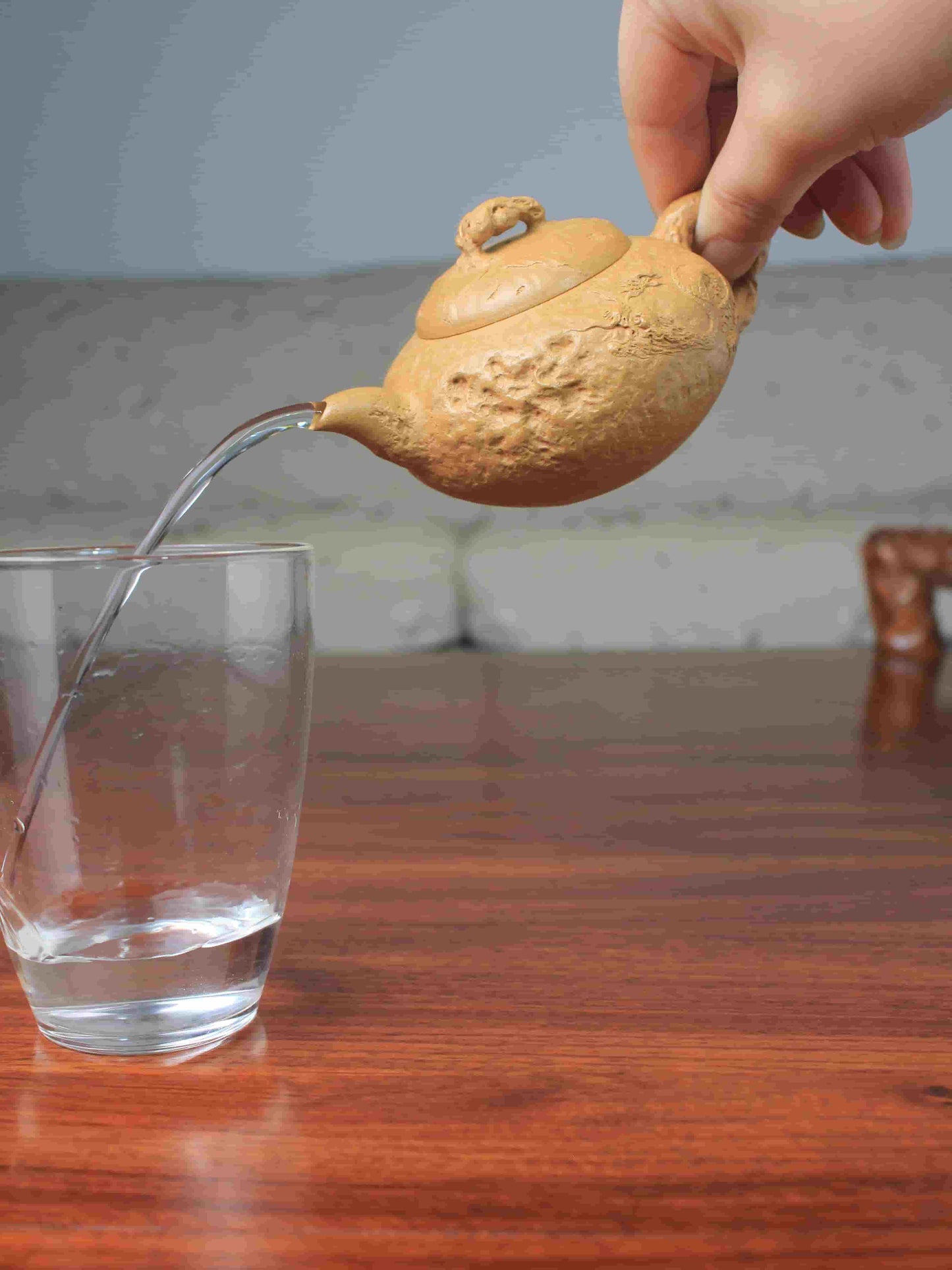 Pour of the Dragon zisha teapot
