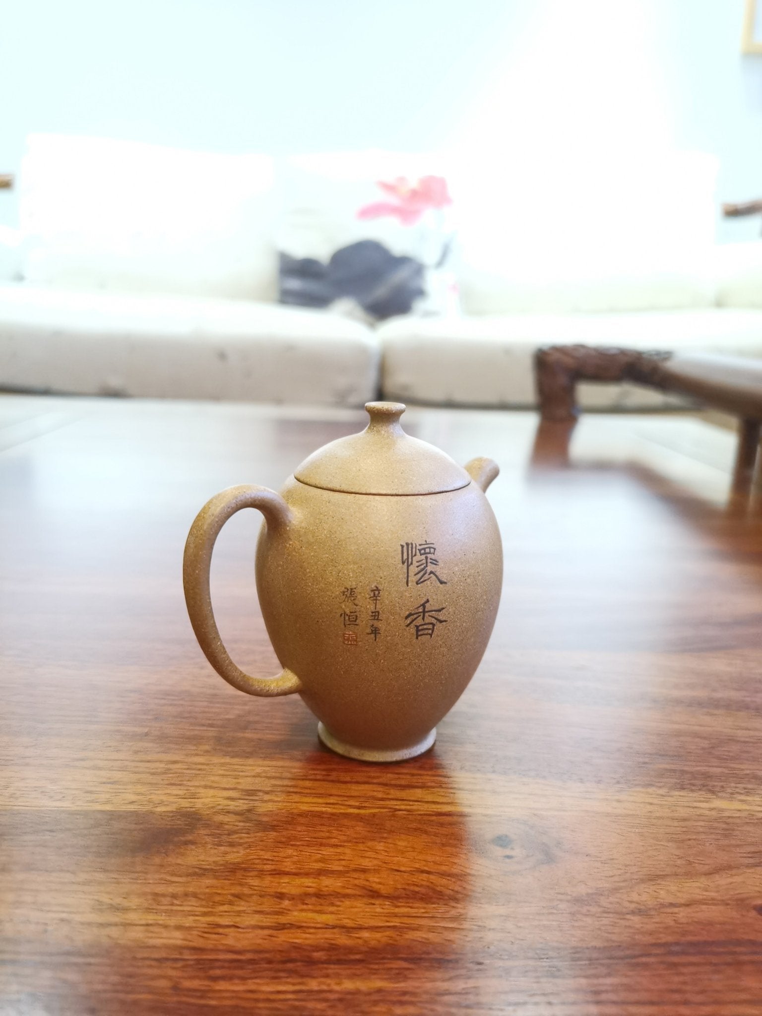 yixing teapot from zisha art gallery qing  handle