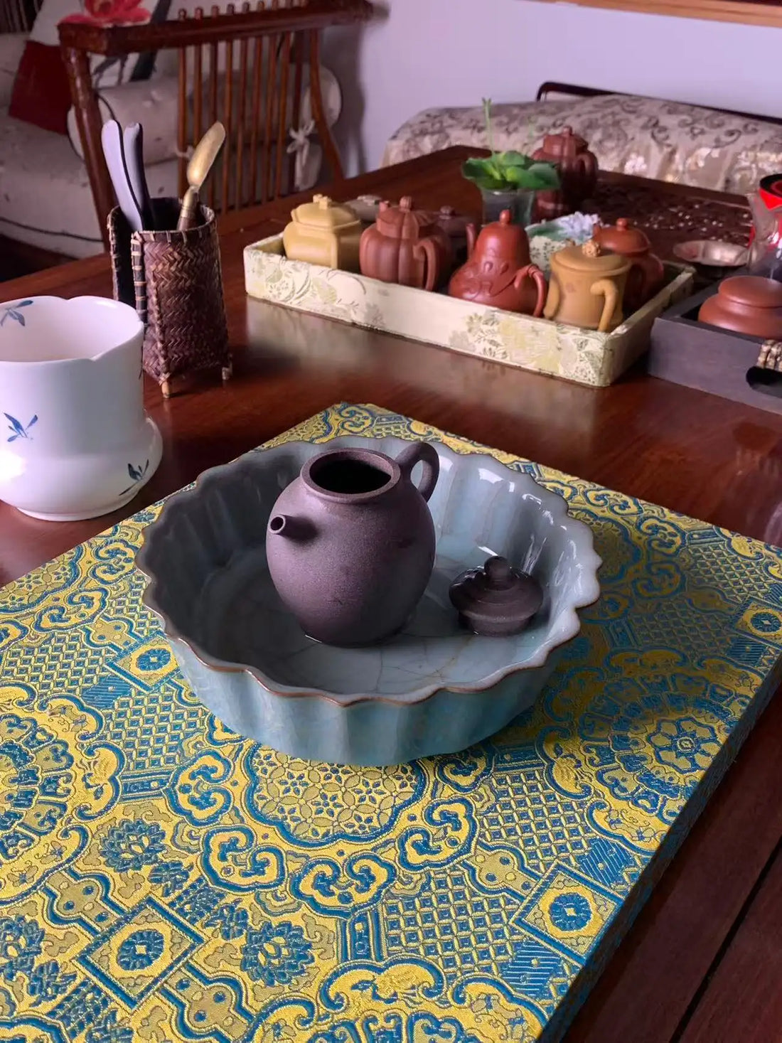 clean a yixing teapot