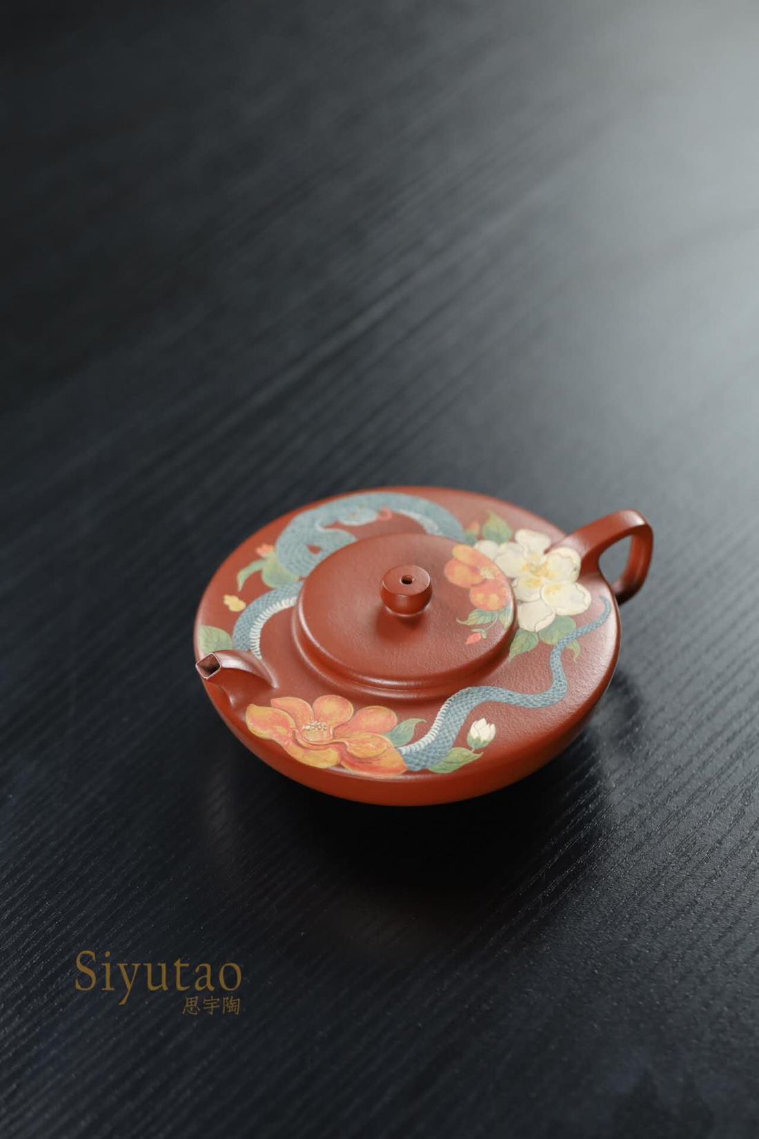clay painting teapot