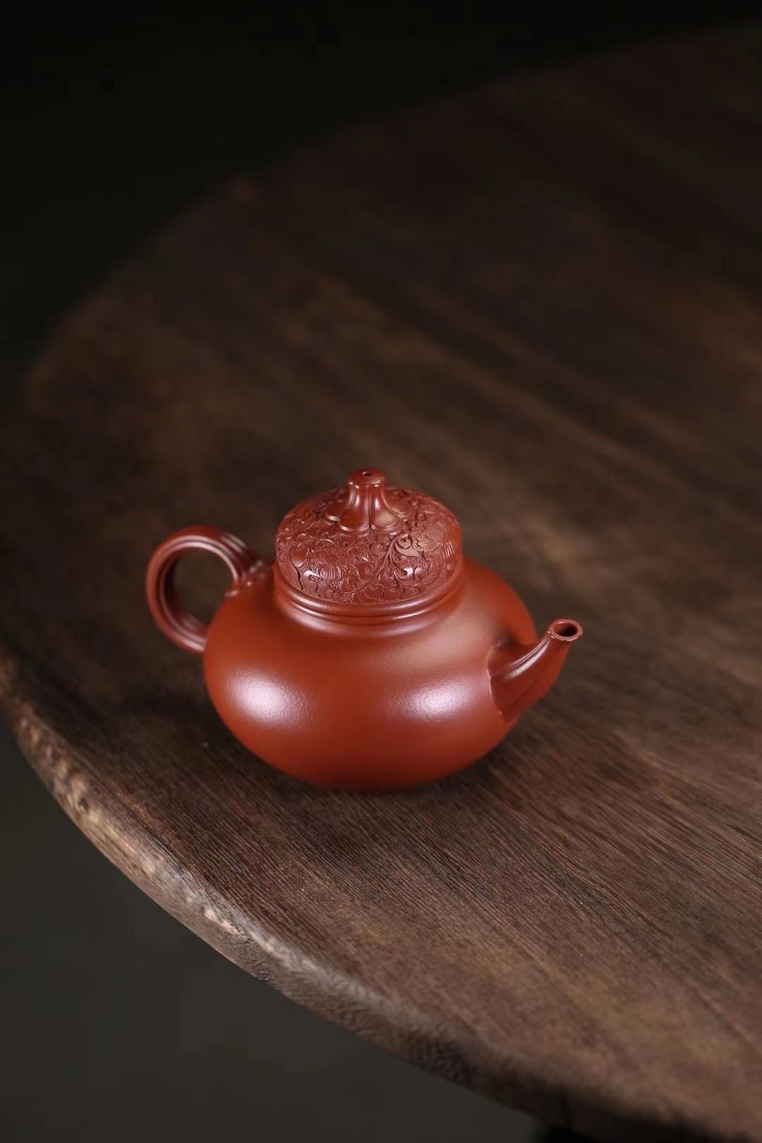 Siyutao Ren family's 100% pure DaHongPao from HuangLong mine 4 DingShu Town Yixing - SiYuTao Teapot