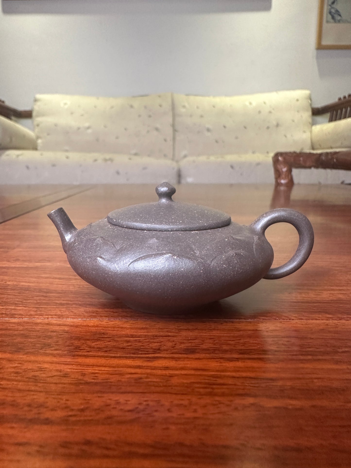 Yixing teapot lotus 60ml fully handmade