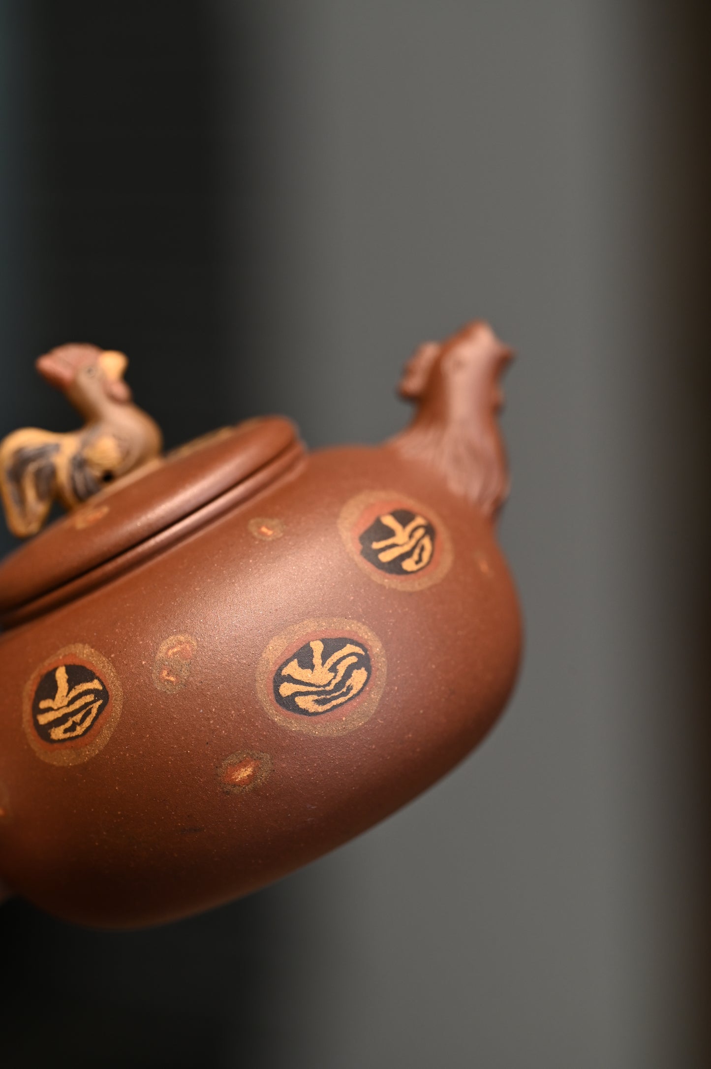 Yixing teapot Golden Rooster 200ml full handmade