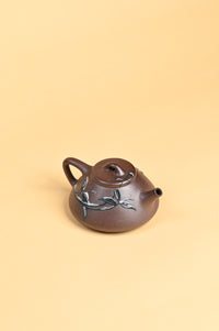 Siyutao teapot The snow and bamboo full handcraft 195ml Yixing teapot