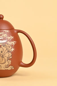 Siyutao the rabbit 180ml full handcraft yixing teapot