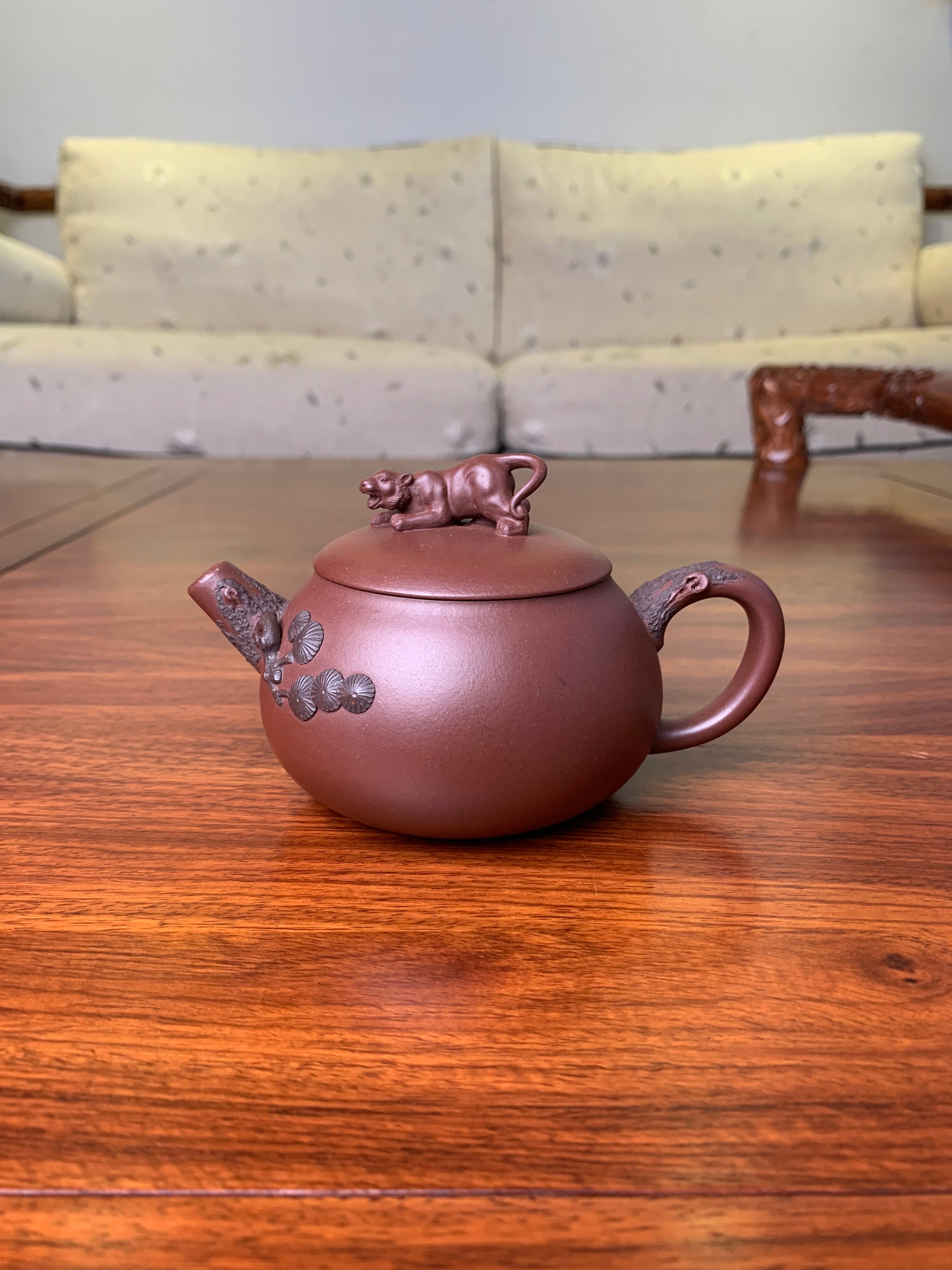 Siyutao teapot leopard 195ml fully handmade