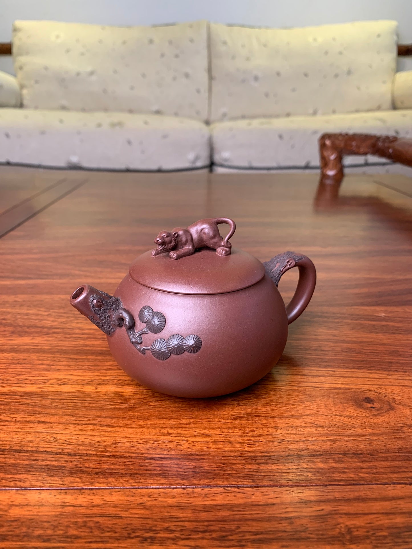 Siyutao teapot leopard 195ml fully handmade