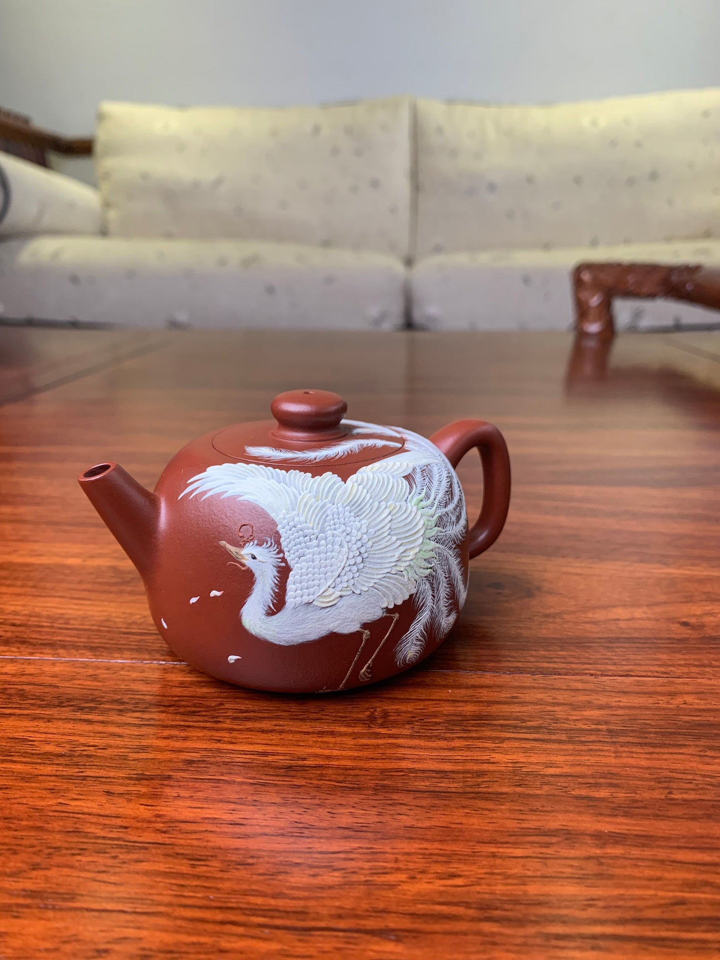 Siyutao artwork teapot Phoenix 150ml fully handmade by jing hu