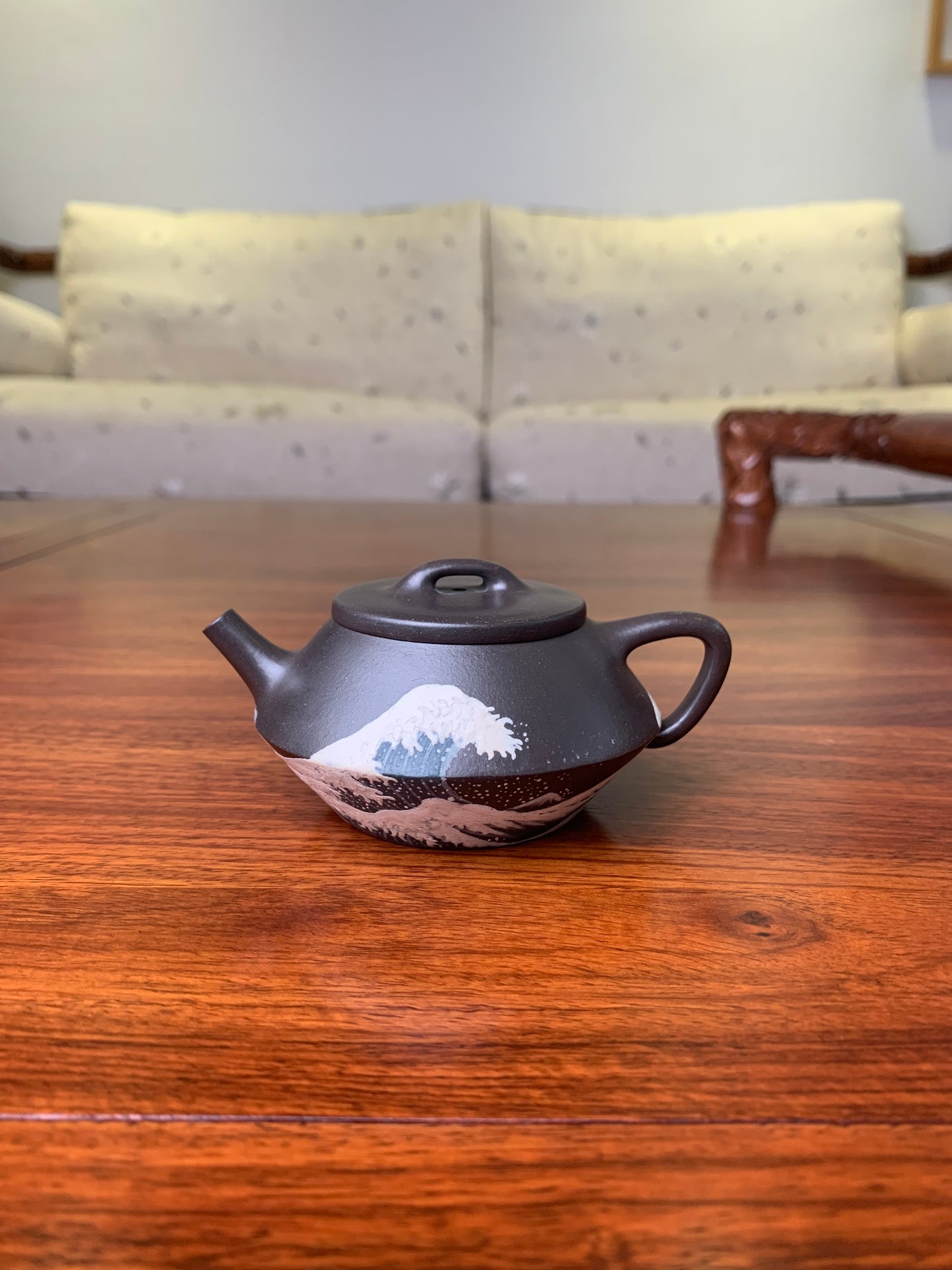 Siyutao artwork teapot Sea 100ml fully handmade by Wei Ren