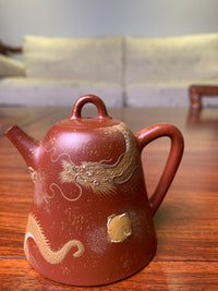 Siyutao artwork teapot dragon 120ml fully handmade by Wei Ren