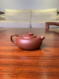 Yixing teapot big mouth half handmade 130ml good clay