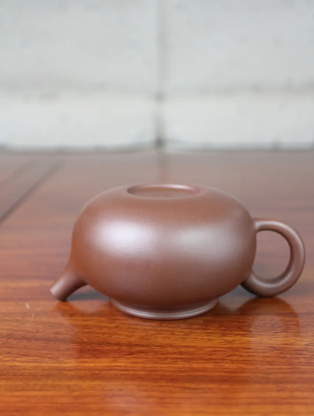 Yixing teapot Rong tian half handmade 230ml Lao zi ni zisha