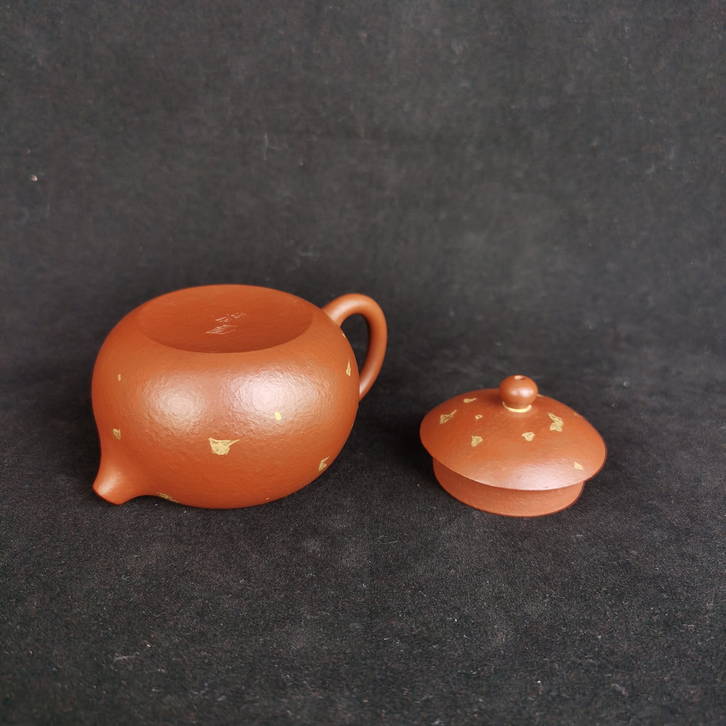 Siyutao Teapot XiShi  Authentic Yixing DaHongPao 80ml half handmade