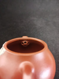 Siyutao Yixing Teapot, The Wen Dan ,Good Yixing Zisha XiaoMeiYao Zhu Ni,Good Clay,100ml,Full handmade,Full Handpainted & Aged 23 Years