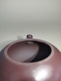 Yixing teapot  Xi Shi 155ml Gu Fa Lian ni (Most Archaic Clay Forming) authentic Yixing Lao Zi Ni clay and aged 16 years full handmade