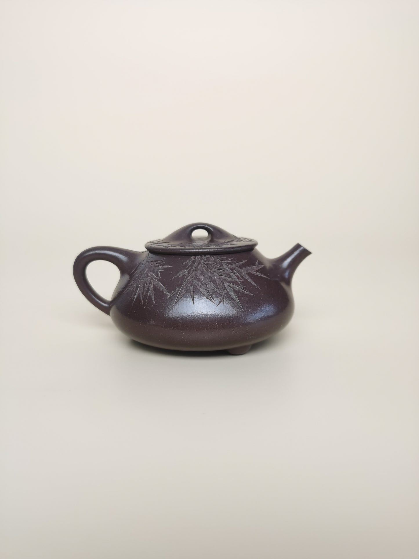 Siyutao teapot bamboo piao full handcrafted 115ml yixing teapot