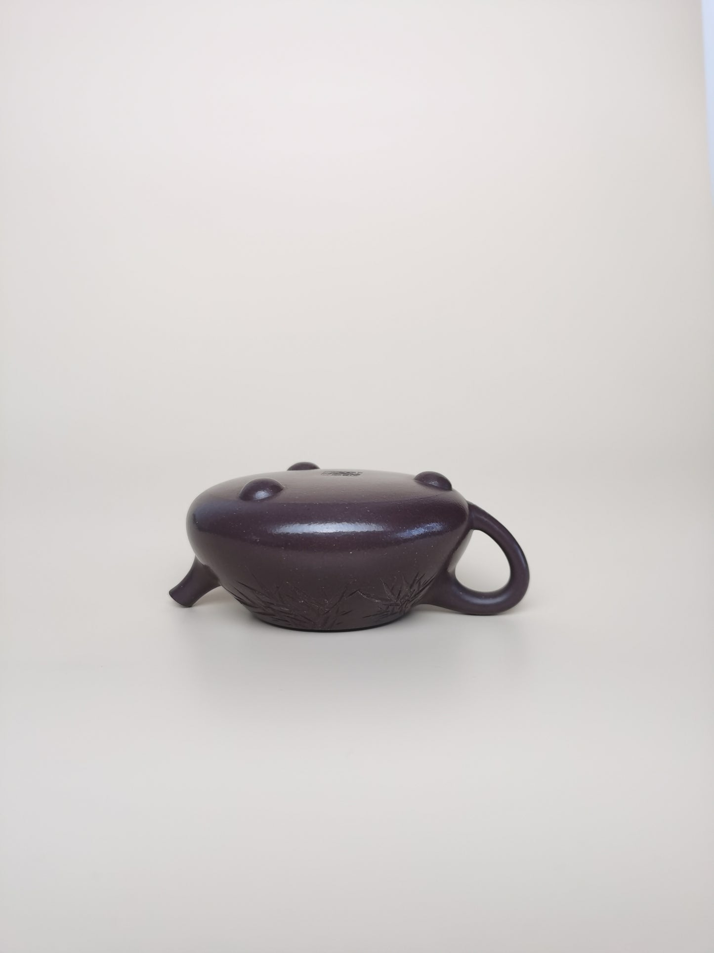 Siyutao teapot bamboo piao full handcrafted 115ml yixing teapot