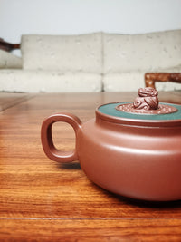 Artwork Yixing teapot Yu Jue 280ml fully handmade