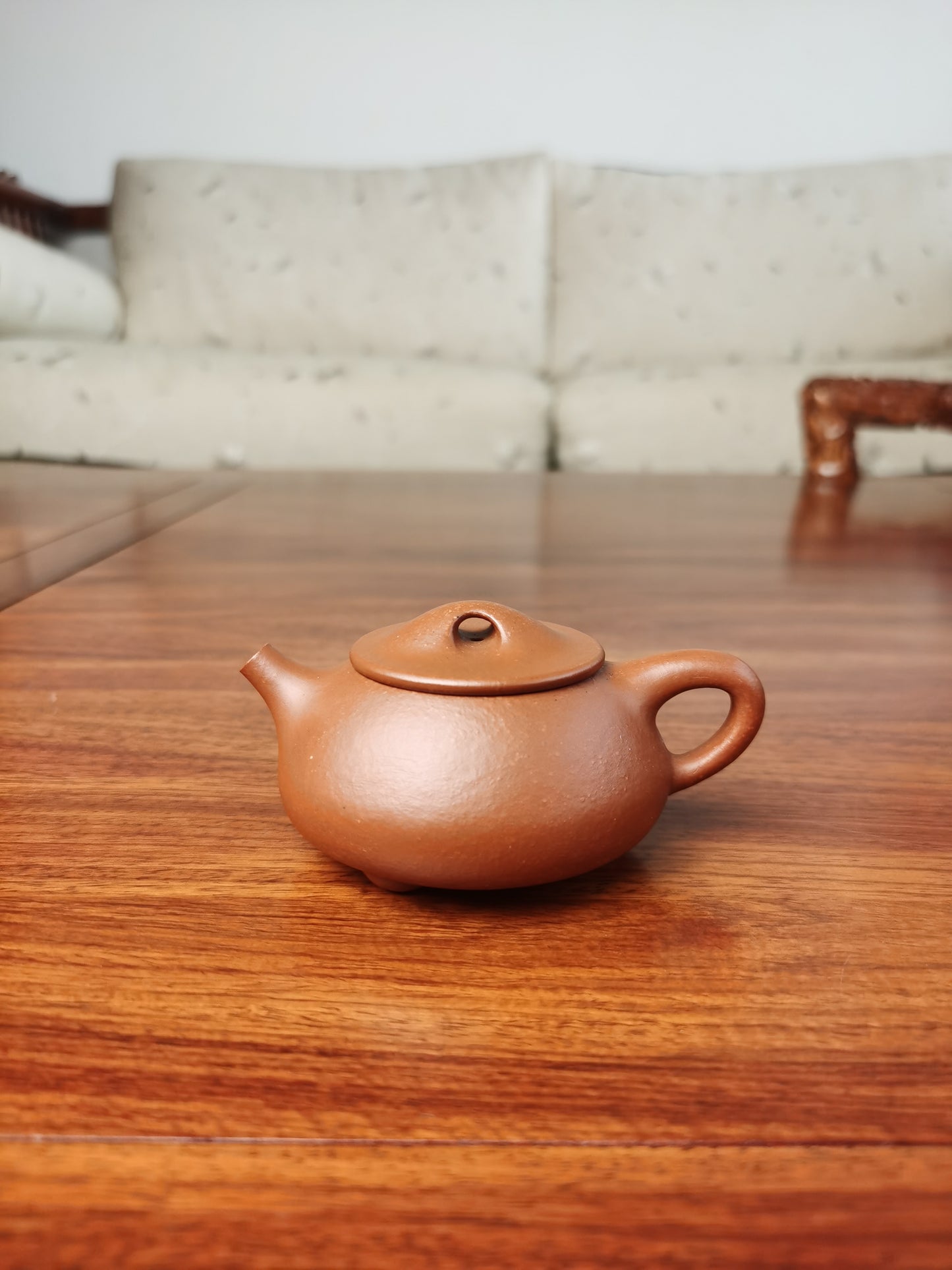 Siyutao artwork shi piao teapot 85ml fully handmade by artist wei ren