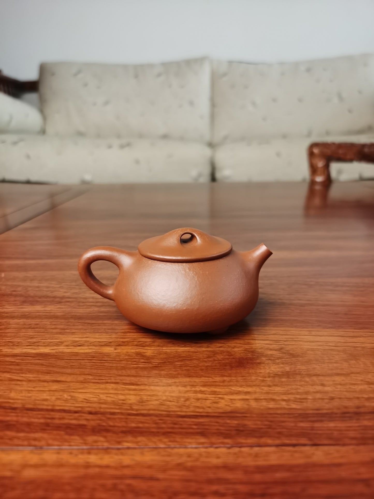 Siyutao artwork shi piao teapot 85ml fully handmade by artist wei ren