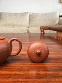 Artwork yixing teapot Yuan Zhu 140ml fully handmade by Ju Fang Tao