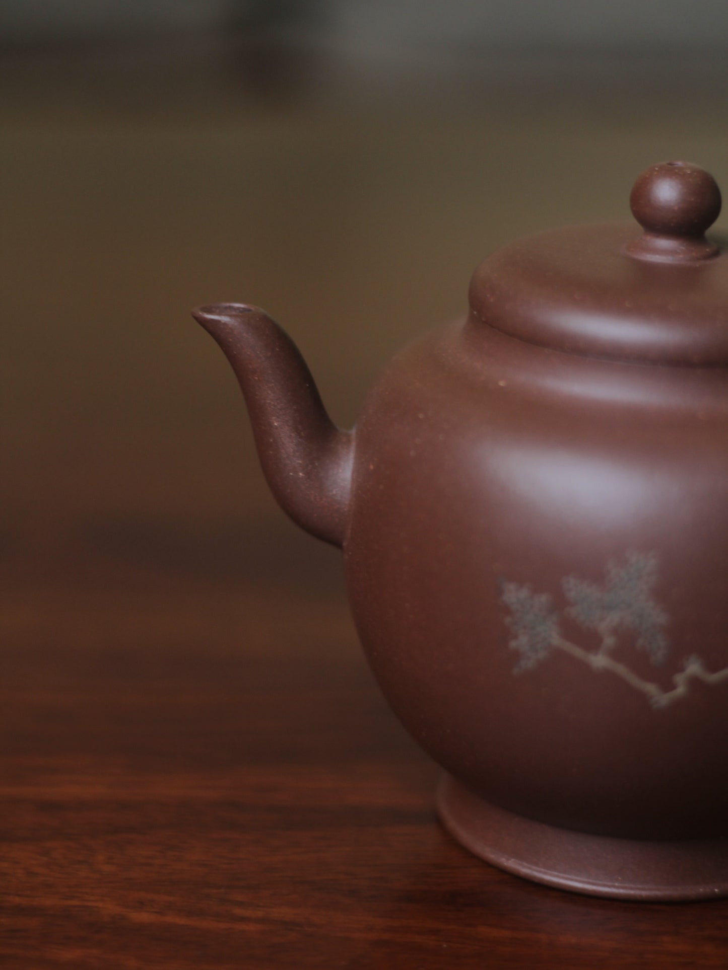 Teapot named Qiu Yun 260ml fully handmade by master Wei Ren