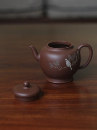 Teapot named Qiu Yun 260ml fully handmade by master Wei Ren