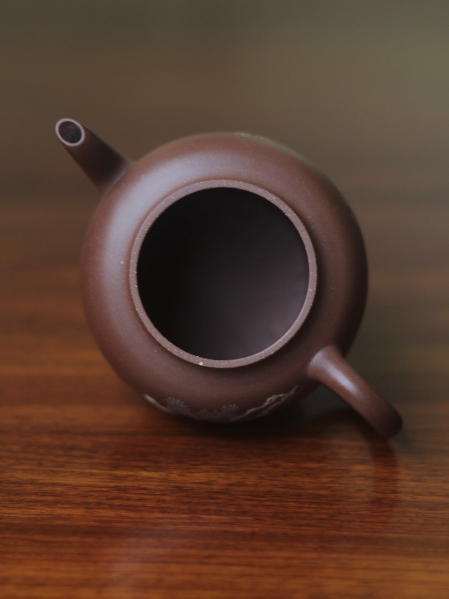 Teapot named Qiu Yun 260ml fully handmade by master Wei Ren