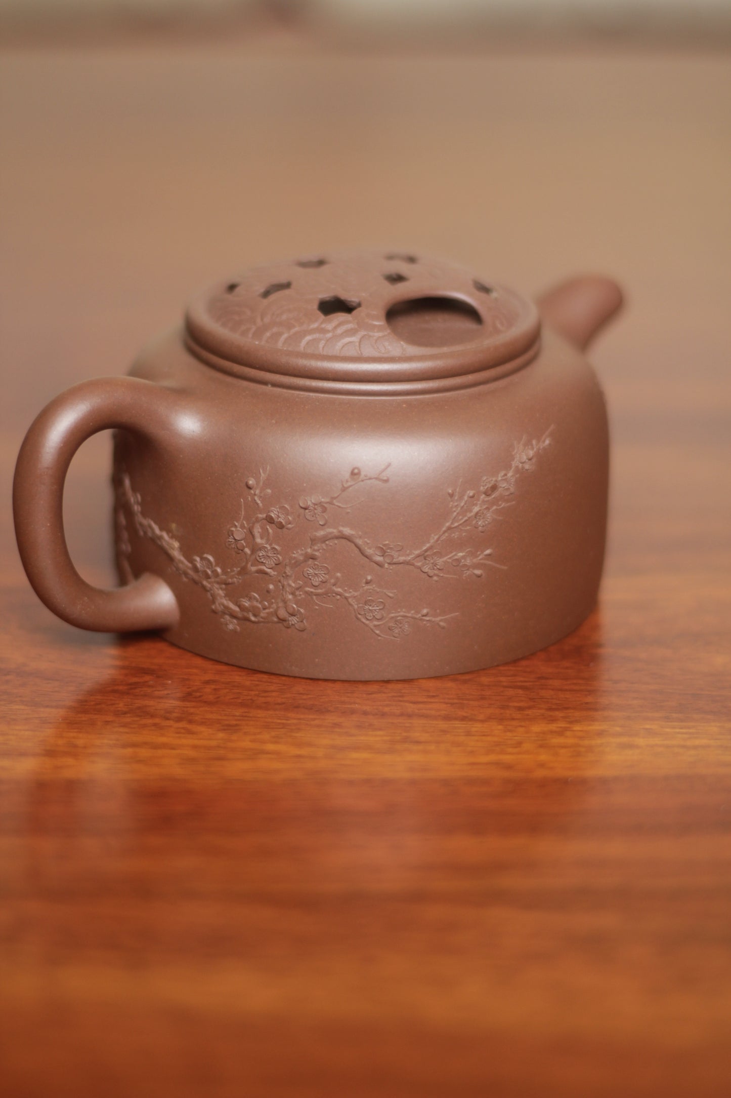 Teapot Named Mei Hua 250ml Fully Handmade By artist Wei Huang