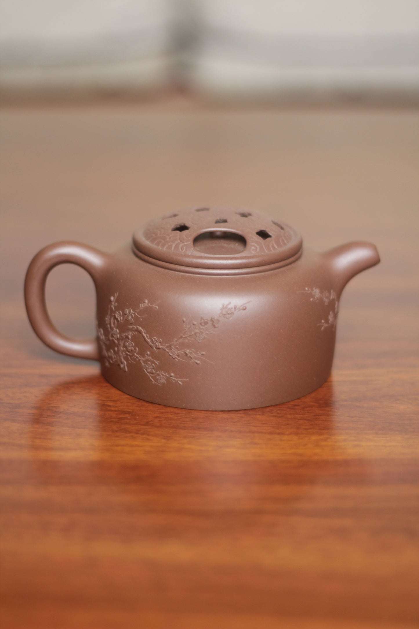 Teapot Named Mei Hua 250ml Fully Handmade By artist Wei Huang