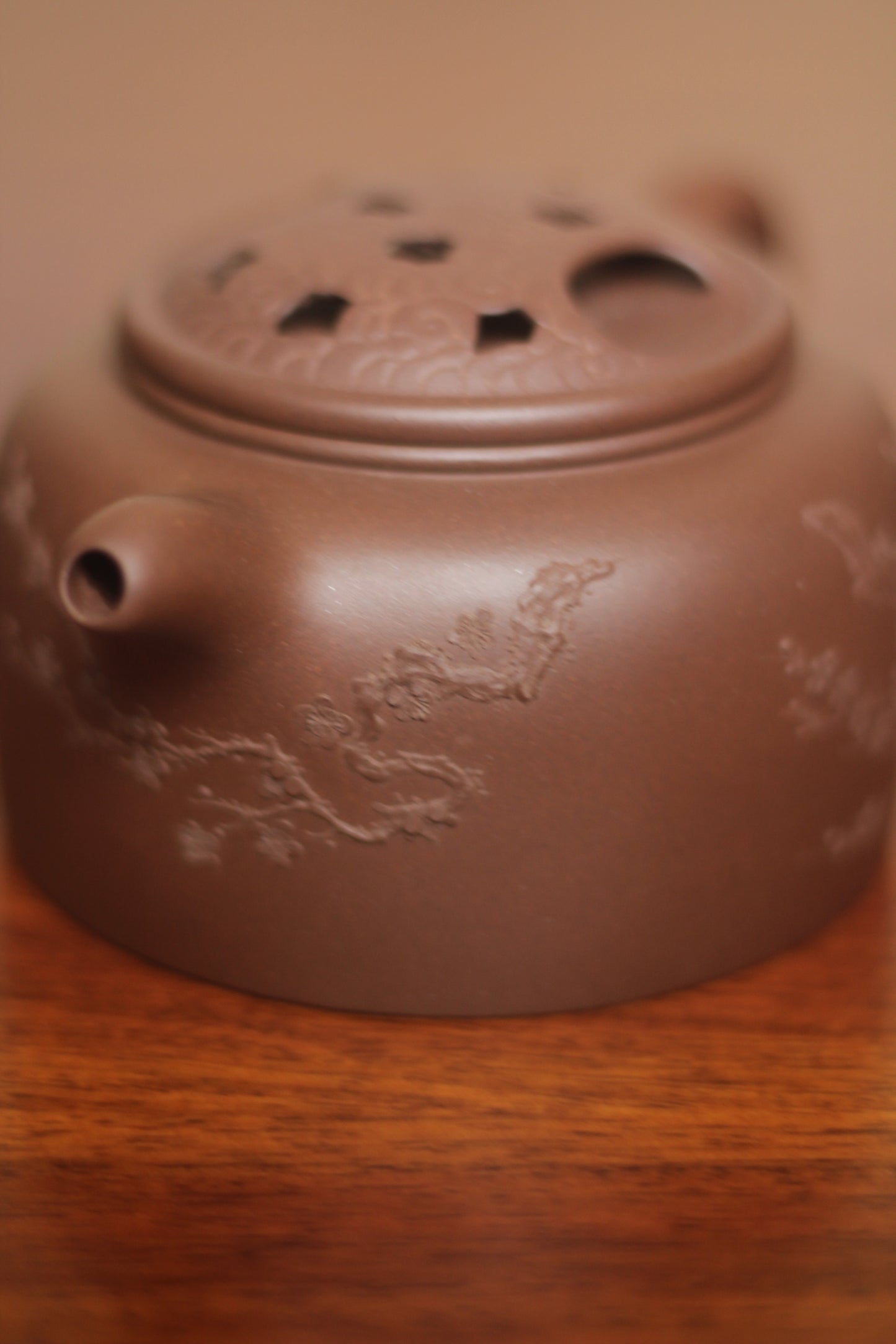 Teapot Named Mei Hua 250ml Fully Handmade By artist Wei Huang