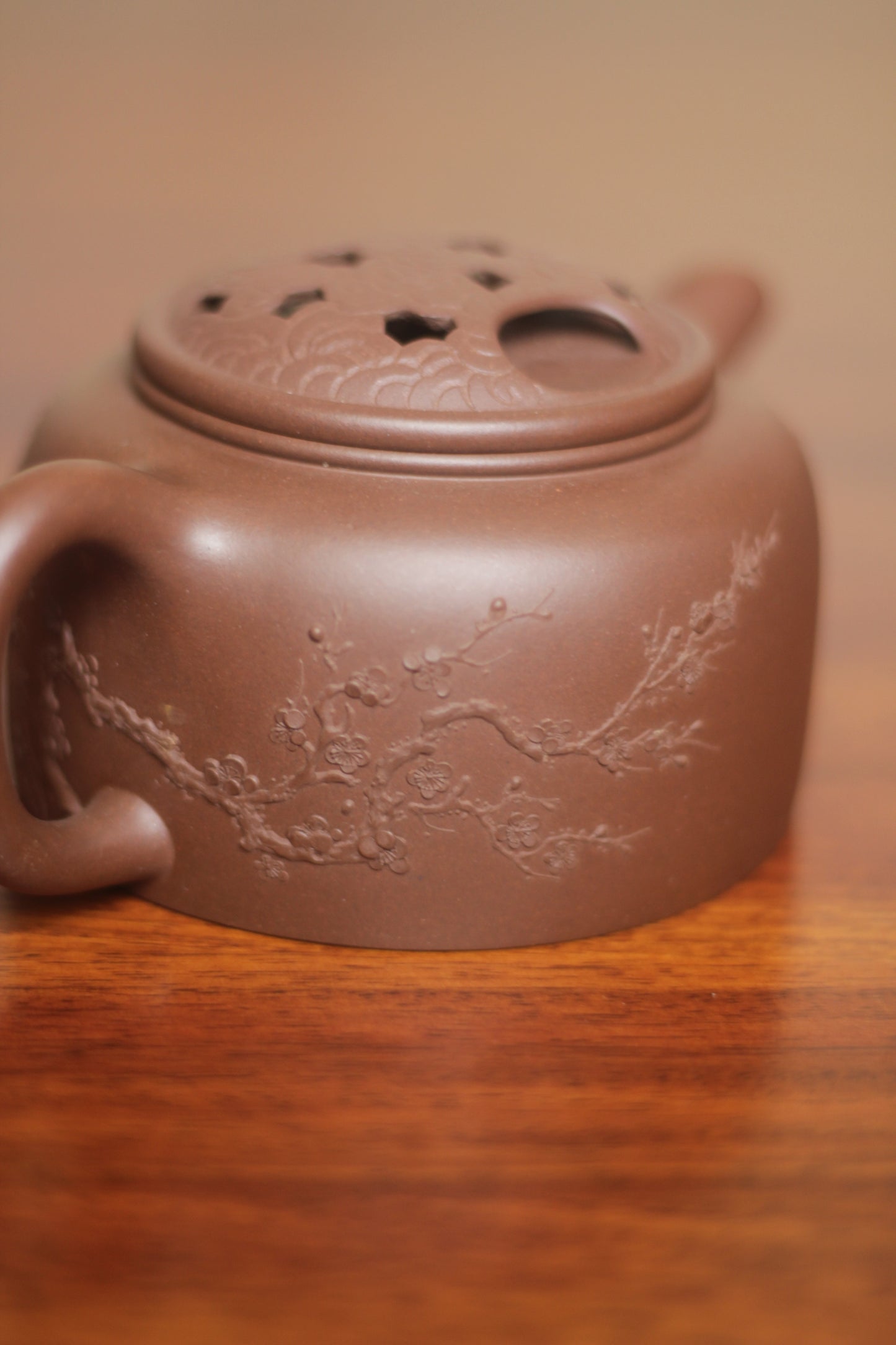 Teapot Named Mei Hua 250ml Fully Handmade By artist Wei Huang