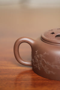 Teapot Named Mei Hua 250ml Fully Handmade By artist Wei Huang