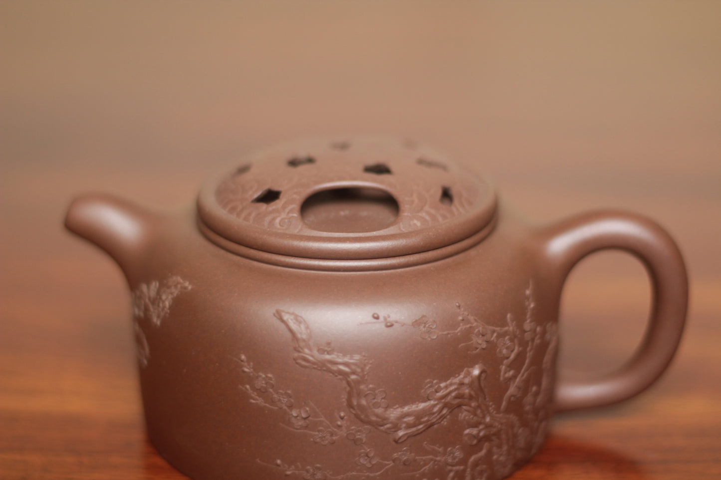 Teapot Named Mei Hua 250ml Fully Handmade By artist Wei Huang