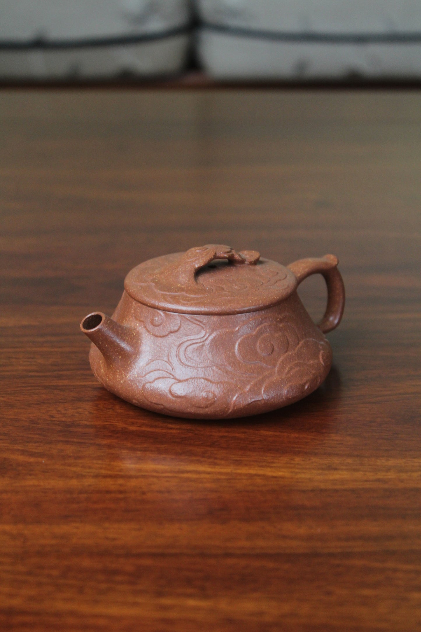 yixing clay teapot handmade yun right