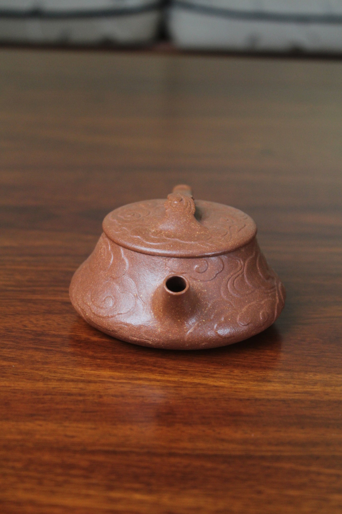 yixing clay teapot handmade yun mouth