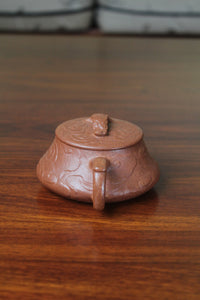 yixing clay teapot handmade yun handle