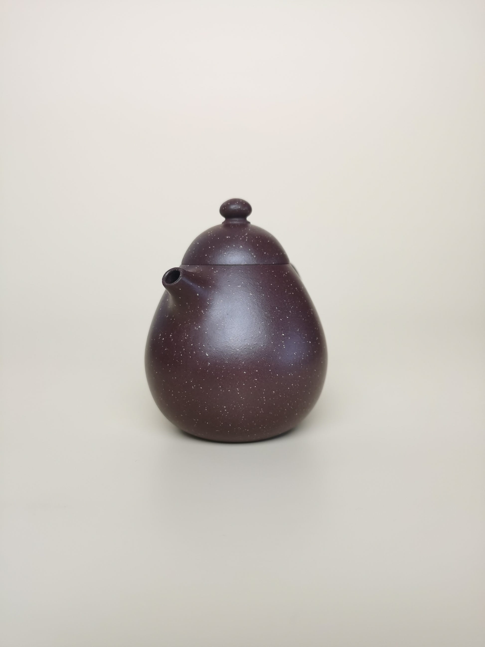 Teapots named egg handmade with clay right