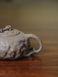 Teapots named squirrels handmade with clay handle